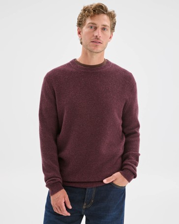 Lambswool Long Sleeve Crew Neck Knit Jumper