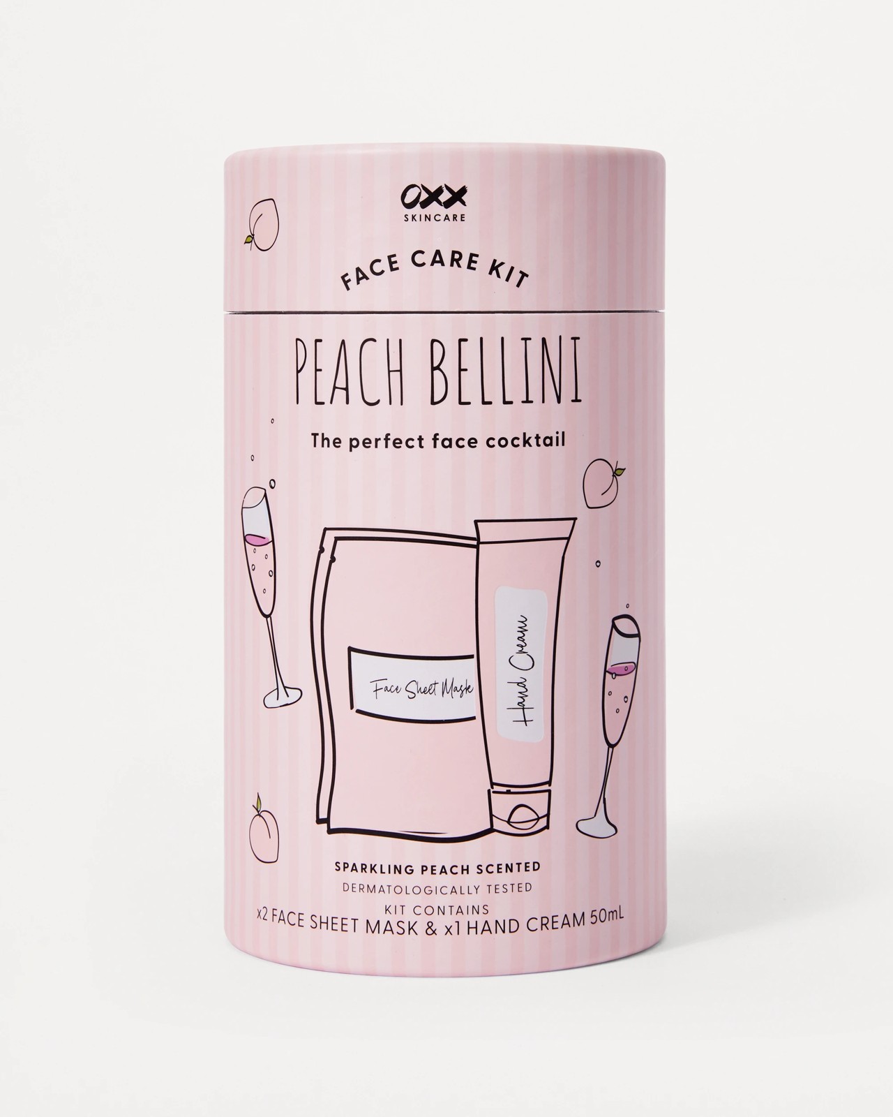 OXX Skincare Peach Bellini Face Care Kit- Sparkling Peach Scented 5 of 6