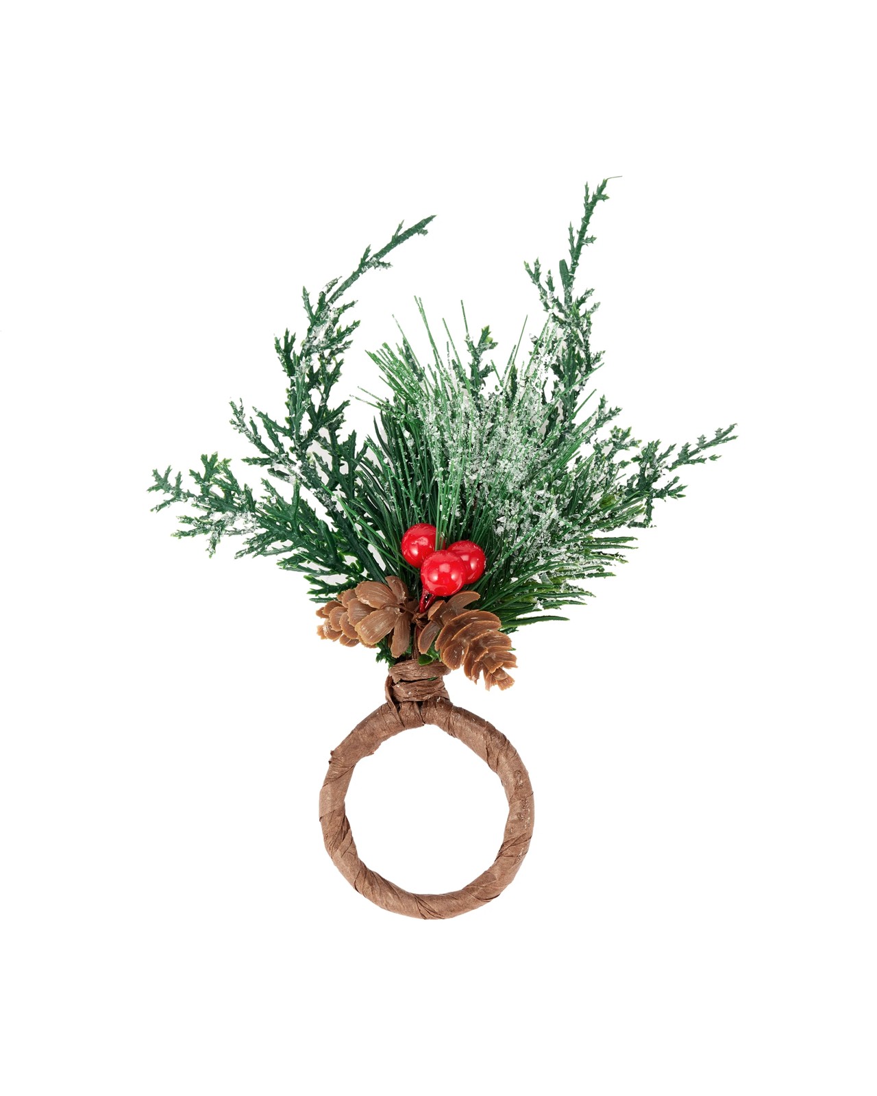 Anko 4 Pack Holly Napkin Rings 2 of 4