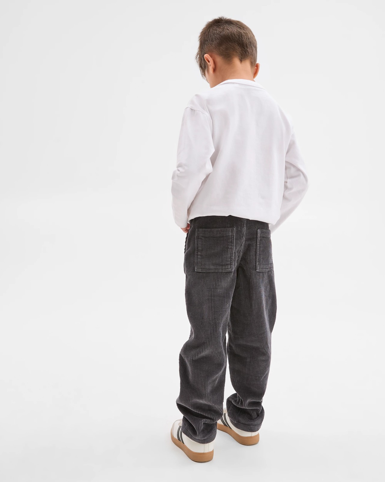 Australian Cotton Corduroy Pants - Charcoal 5 of 5