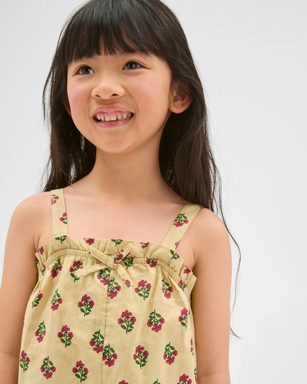 Australian Cotton Blend Jumpsuit - Stamp All Over Print Green 4 of 4