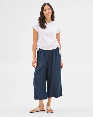 Australian Cotton Side Tie Heavyweight T-Shirt