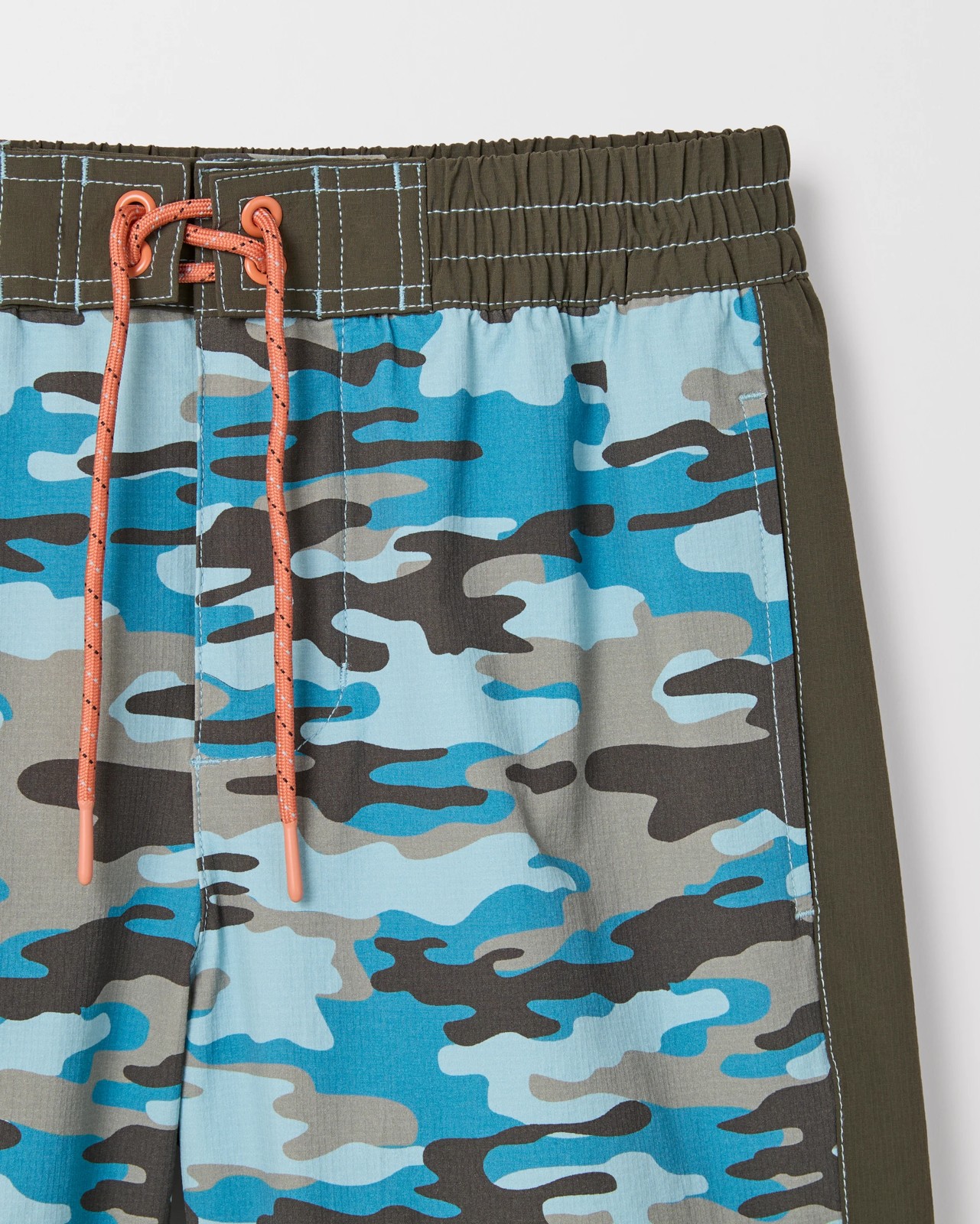 Structured Waist Boardshorts - Green Camo 2 of 2