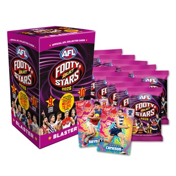 Official Select 2026 AFL Footy Stars Blaster Box