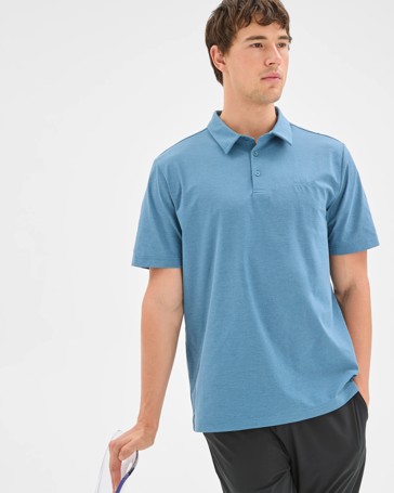 Active Lifestyle Stretch Polo Top