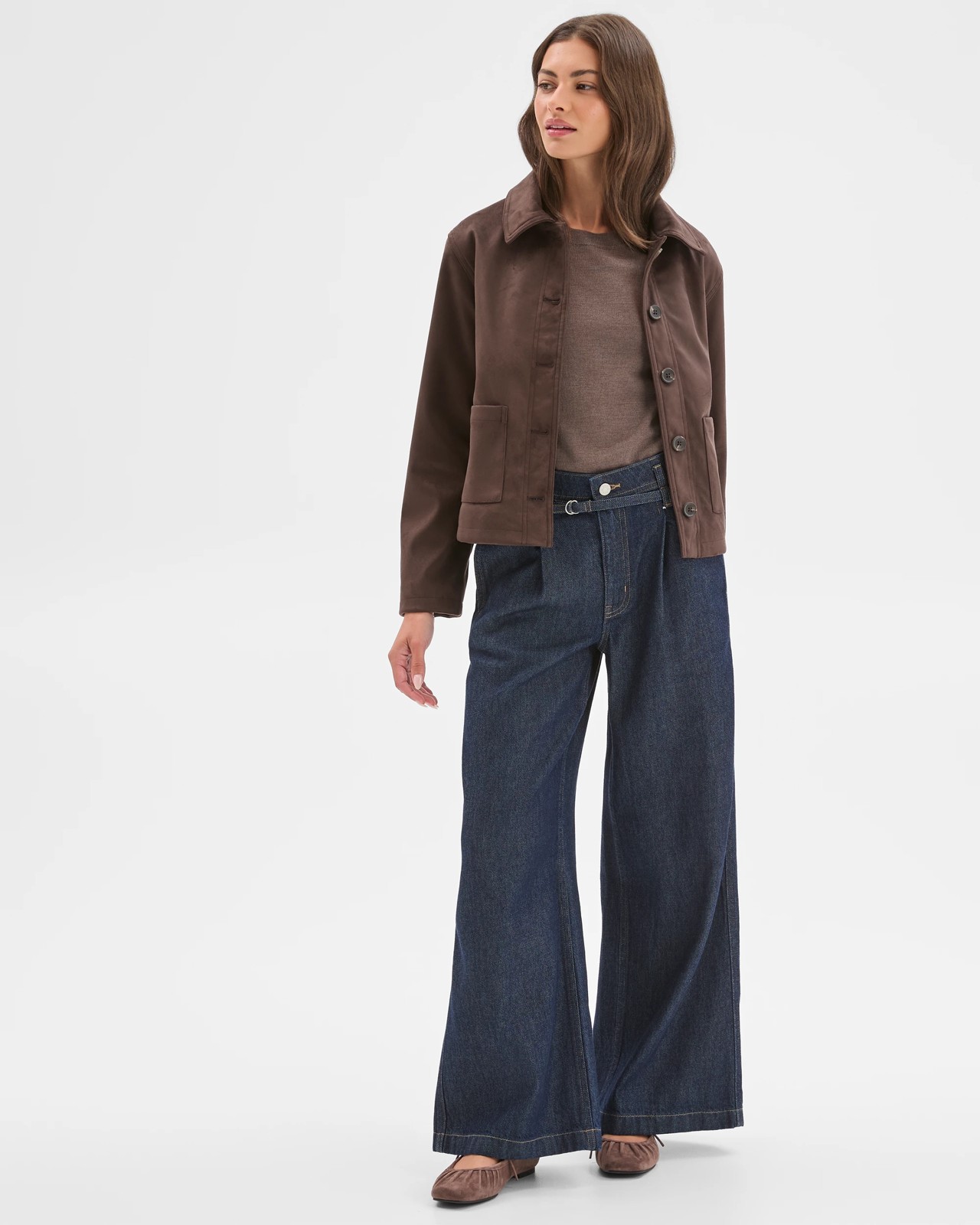 Petites Suedette Jacket 2 of 5