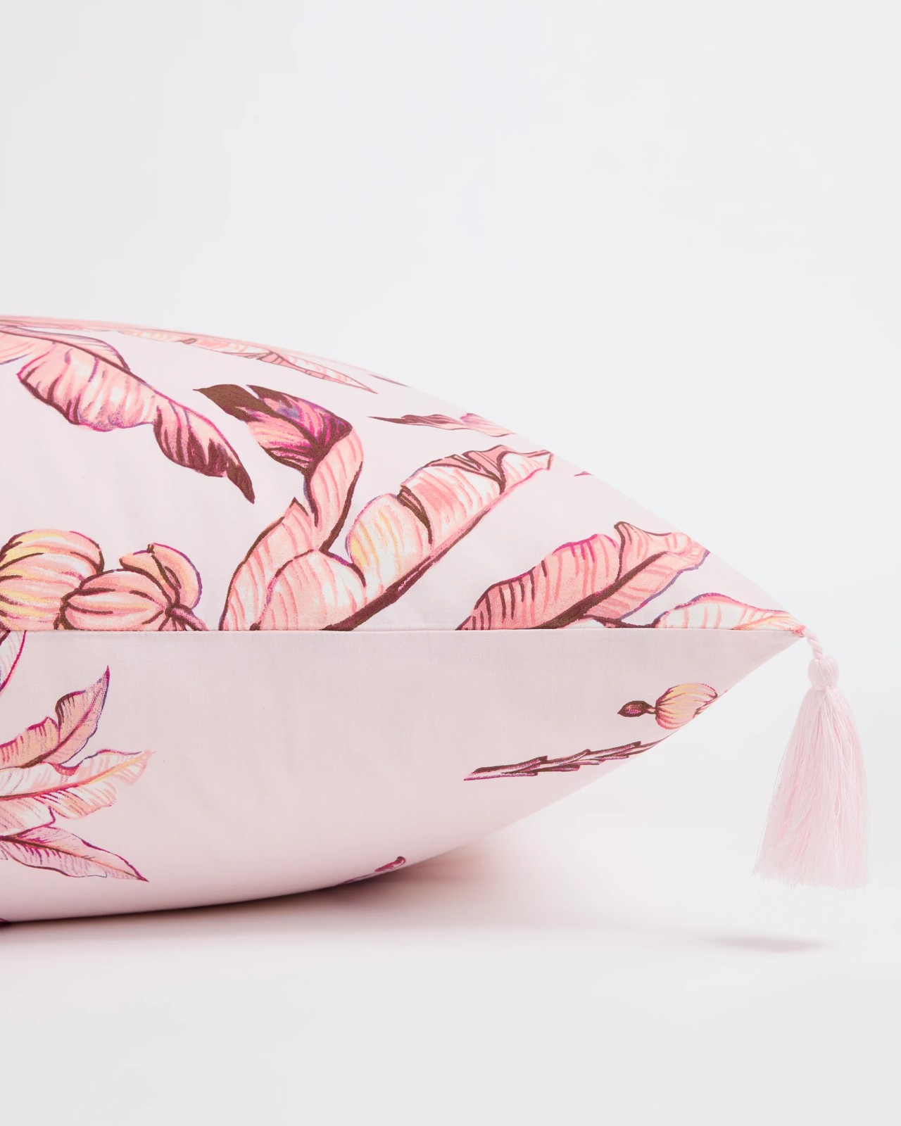 Tammi Palm Printed European Pillowcase - Pale Lilac 3 of 3