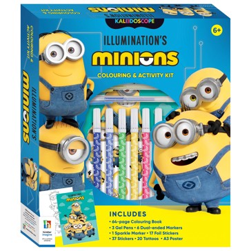 Kaleidoscope Illumination's Minions Colouring and Activity Kit - Book