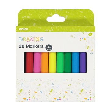 Markers, 20 Pack - Anko