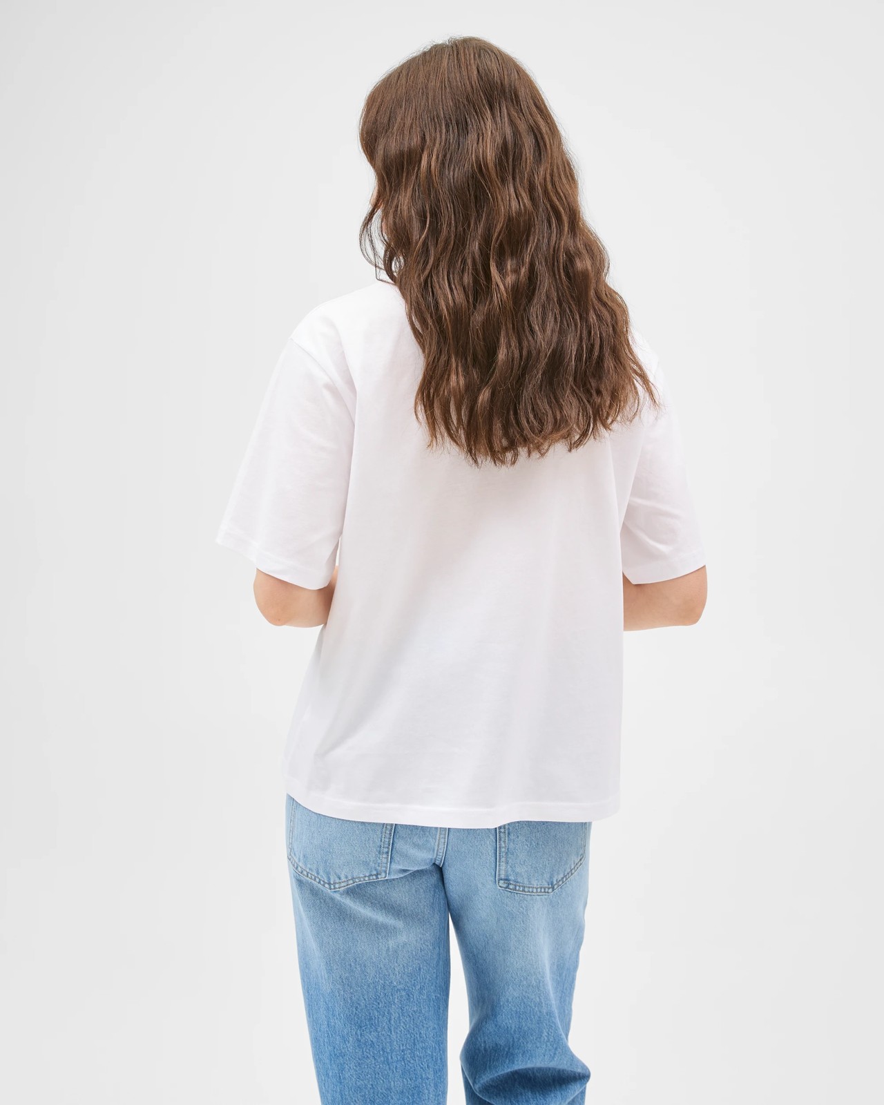 Lily Loves Australian Cotton V-Neck T-Shirt - White 6 of 6