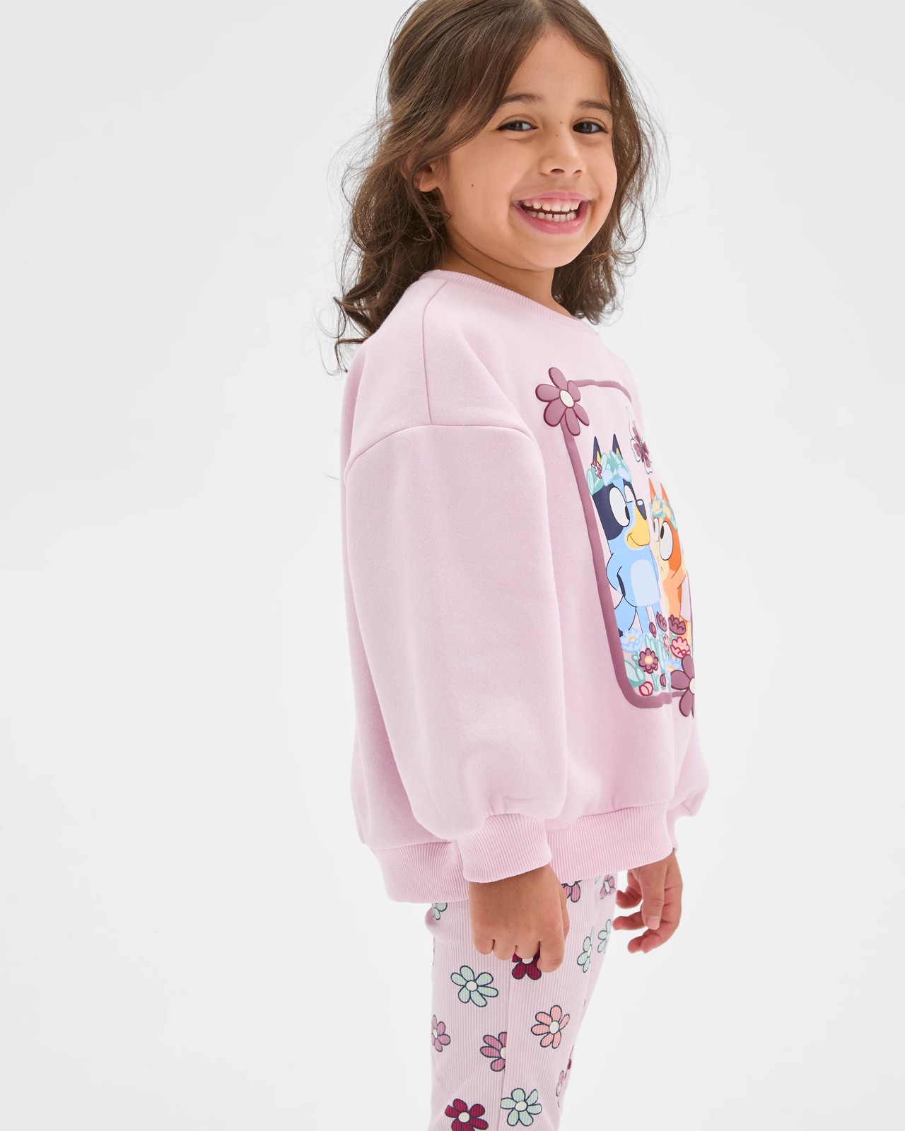 Bluey Australian Cotton Blend Fleece Top & Flare Pants Set 4 of 5