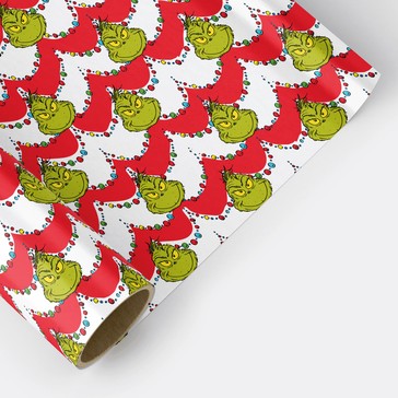 4m The Grinch Gift Wrapping Paper - Assorted