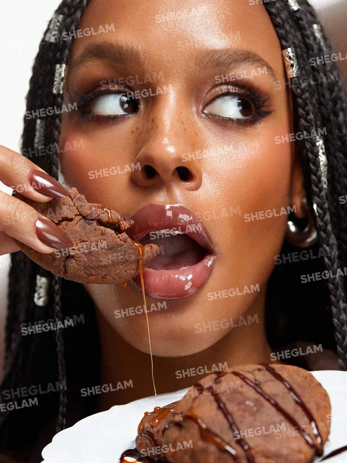 SHEGLAM Crystal Glaze Moisturizing Lip Care - Cocoa Cookie 5 of 5
