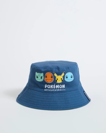 Pokemon Cotton Embroidered Bucket Hat