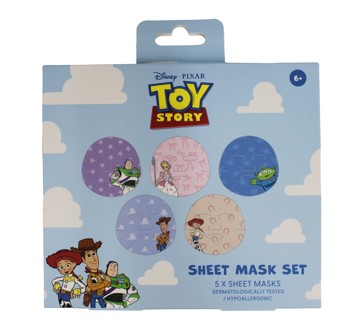 Disney Pixar Toy Story 5 Piece Sheet Mask Set