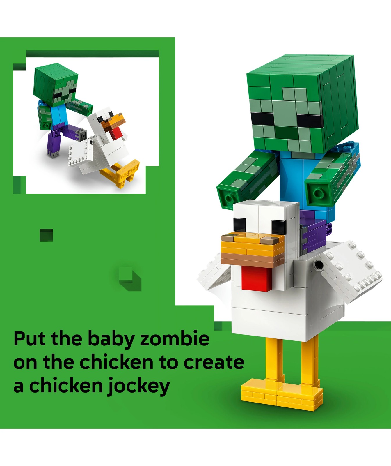 LEGO® Minecraft Chicken Jockey 21582 3 of 5