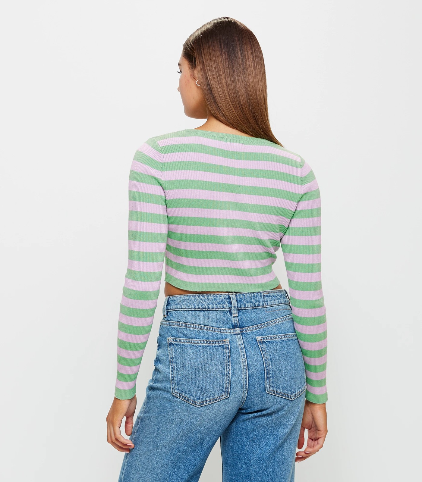 Lily Loves Long Sleeve Crew Neck Crop Top 4 of 5