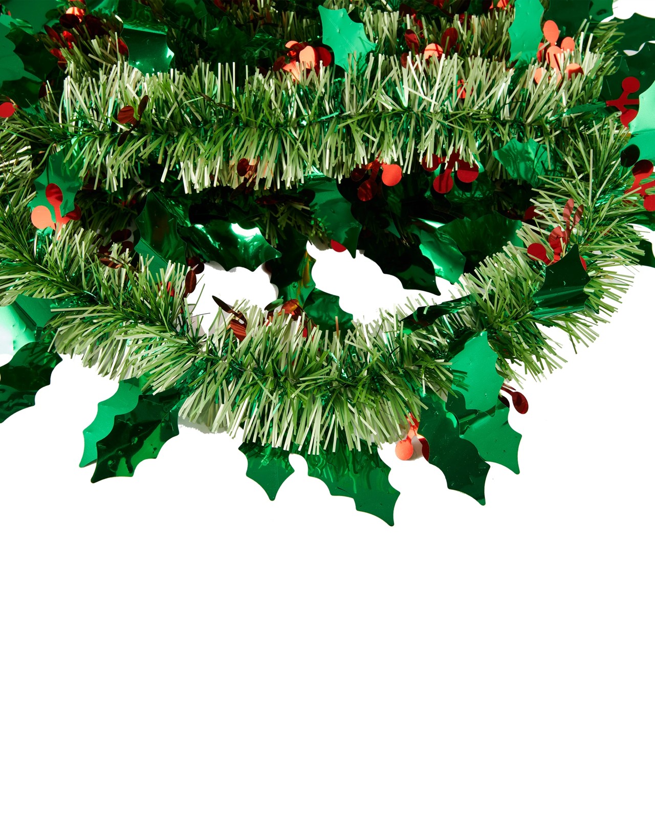Anko 6m Holly Christmas Tinsel 2 of 4