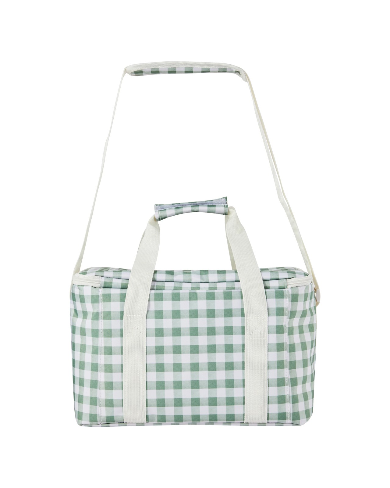 Anko Green Gingham Extra Large Insulated Lunch Bag 4 of 5