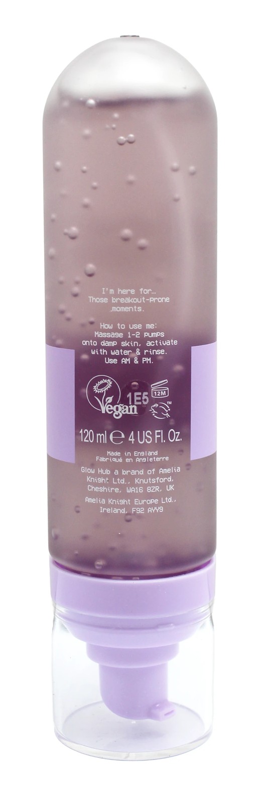 Glow Hub Jelly Cleanser 120ml - Blueberry and Black Tea 2 of 4
