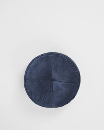 Lacy Velvet Round Cushion