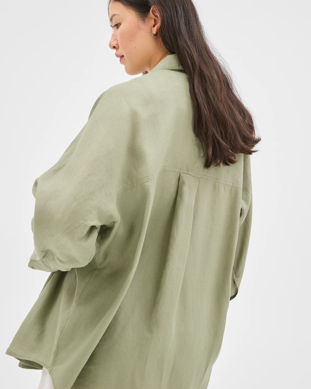 European Linen Long Sleeve Shirt 5 of 5