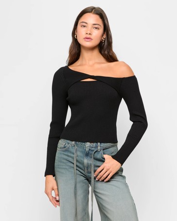 Twist Front Off The Shoulder Top - Lily Loves