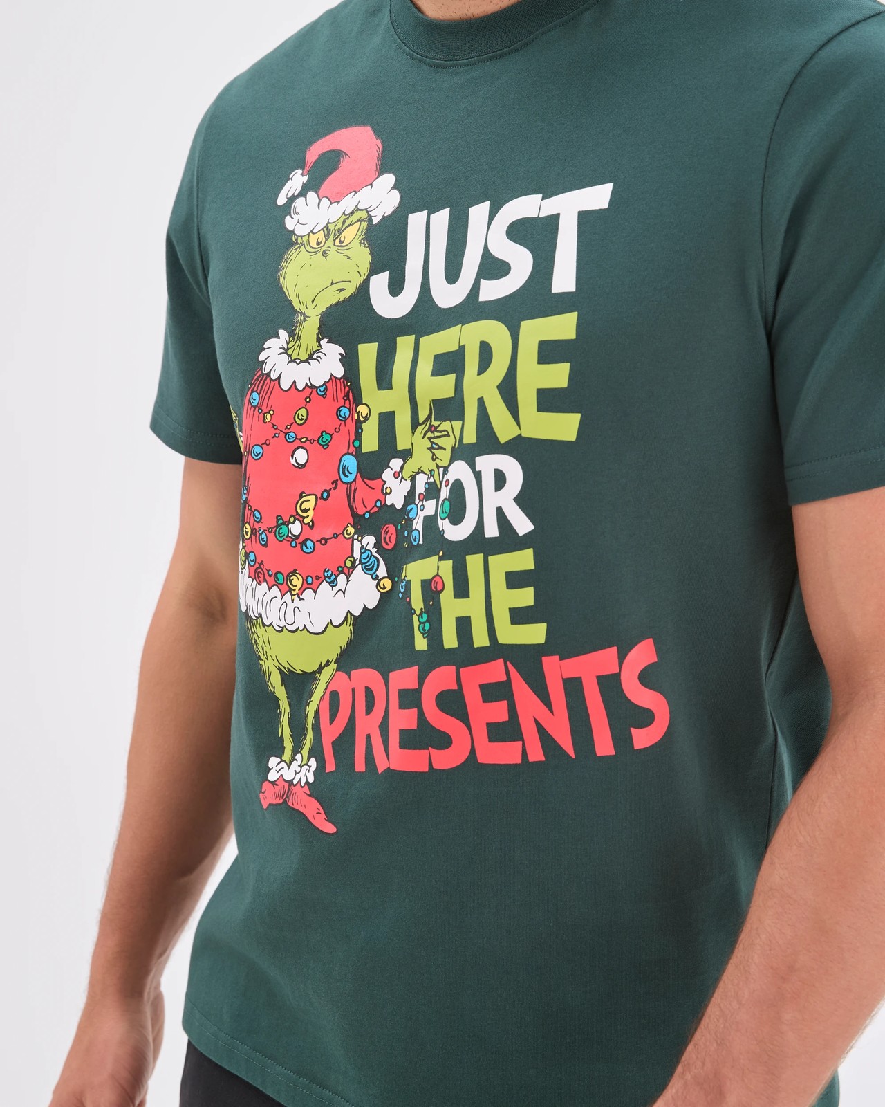 Licensed The Grinch Australian Cotton Christmas T-Shirt 4 of 5