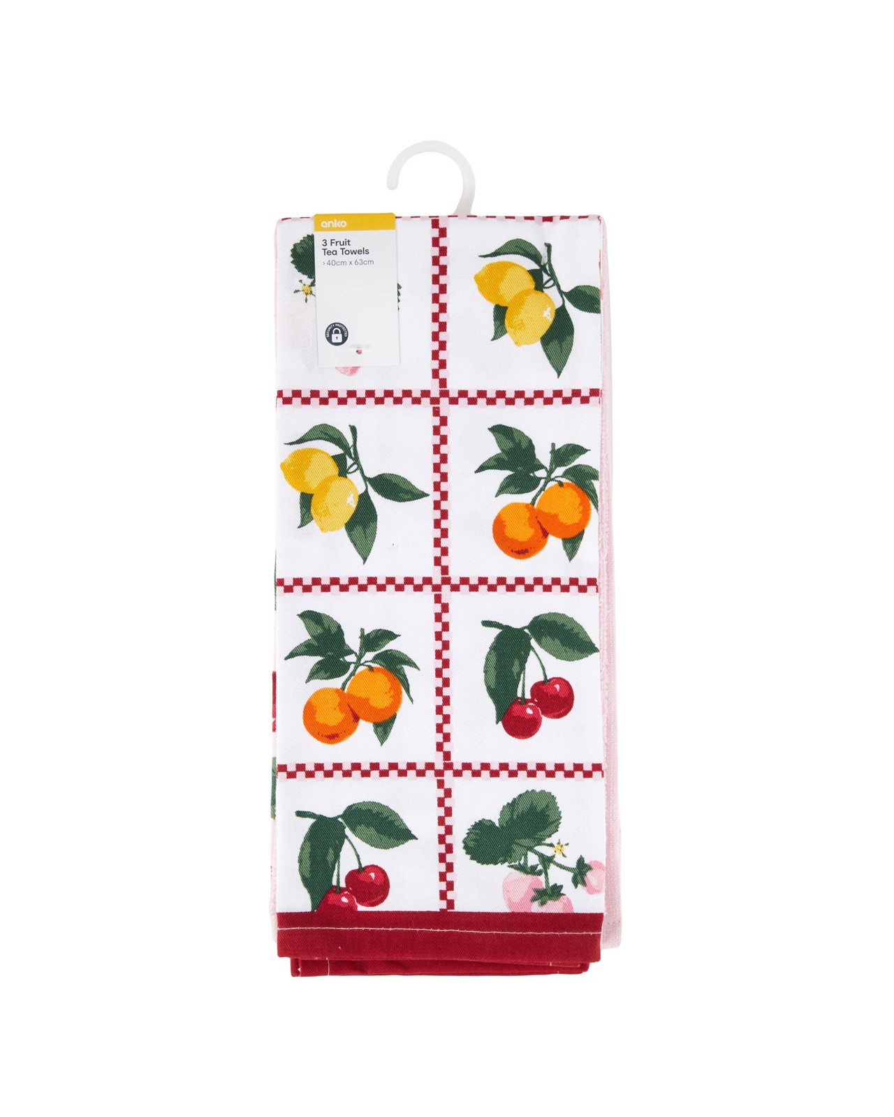 Anko 3 Pack Fruit Tea Towels 5 of 5