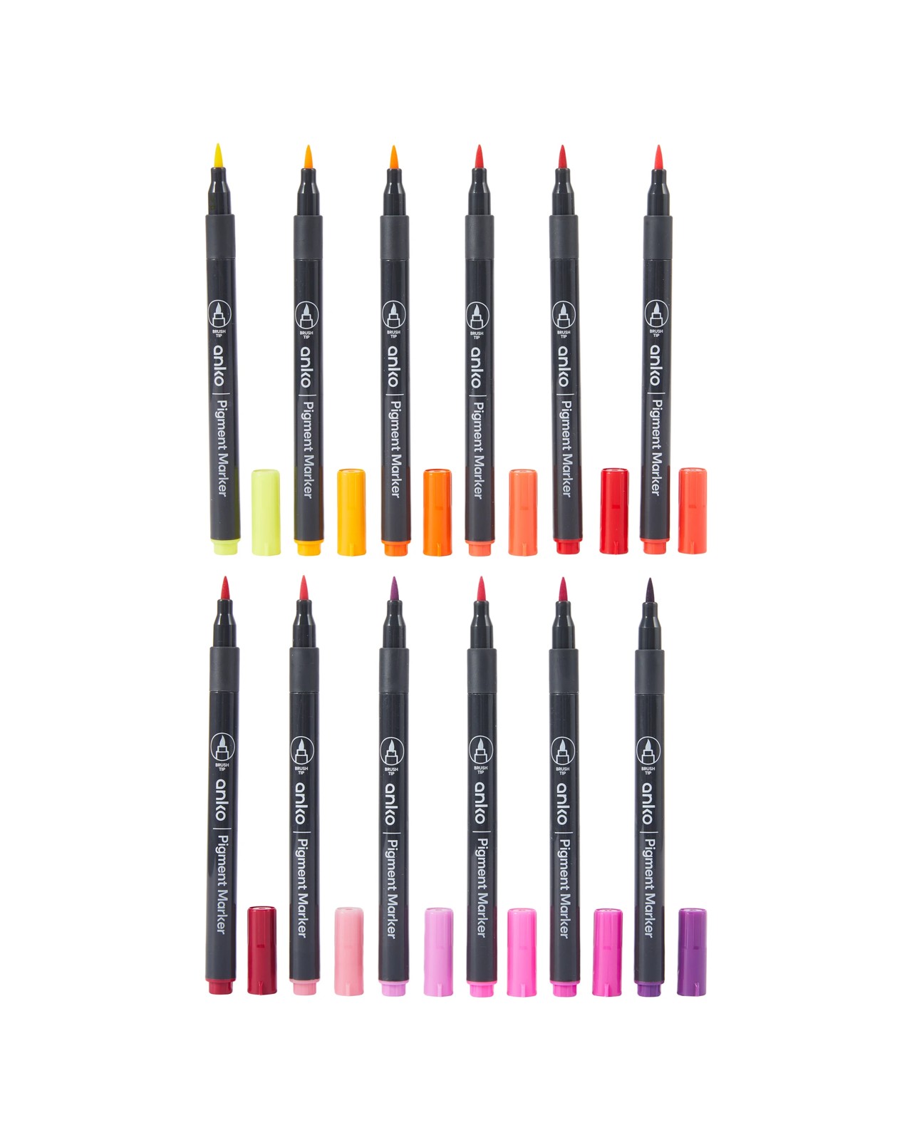 24 Pack Pigment Markers - Anko 4 of 6
