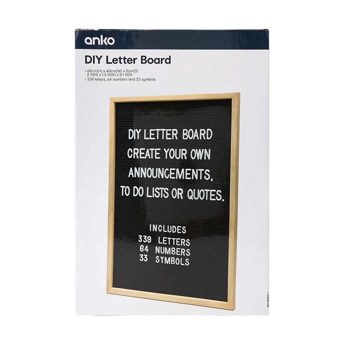 DIY Letter Board Anko Target Australia
