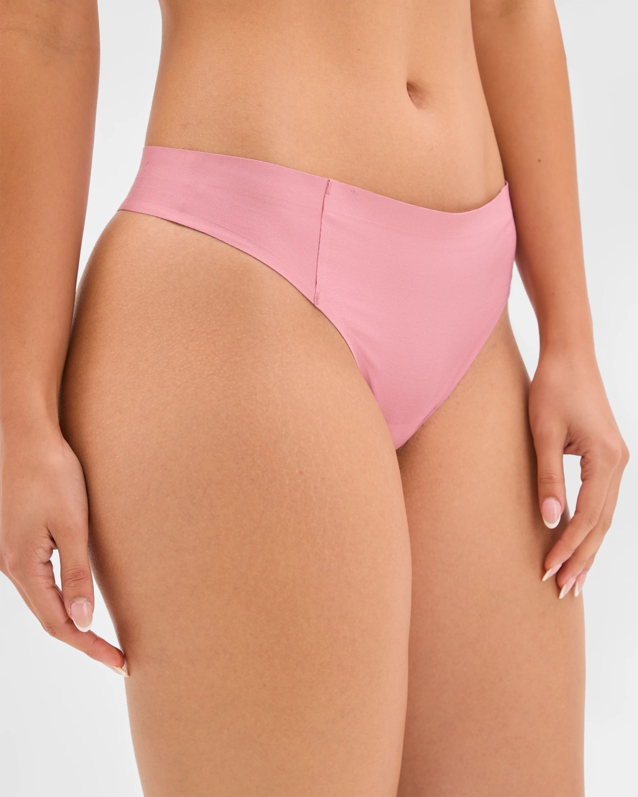 Smooth Moves 2 Pack Bonded No Show G-String Briefs 3 of 3