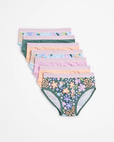 Girls Underwear Briefs 7 Pack - Maxx