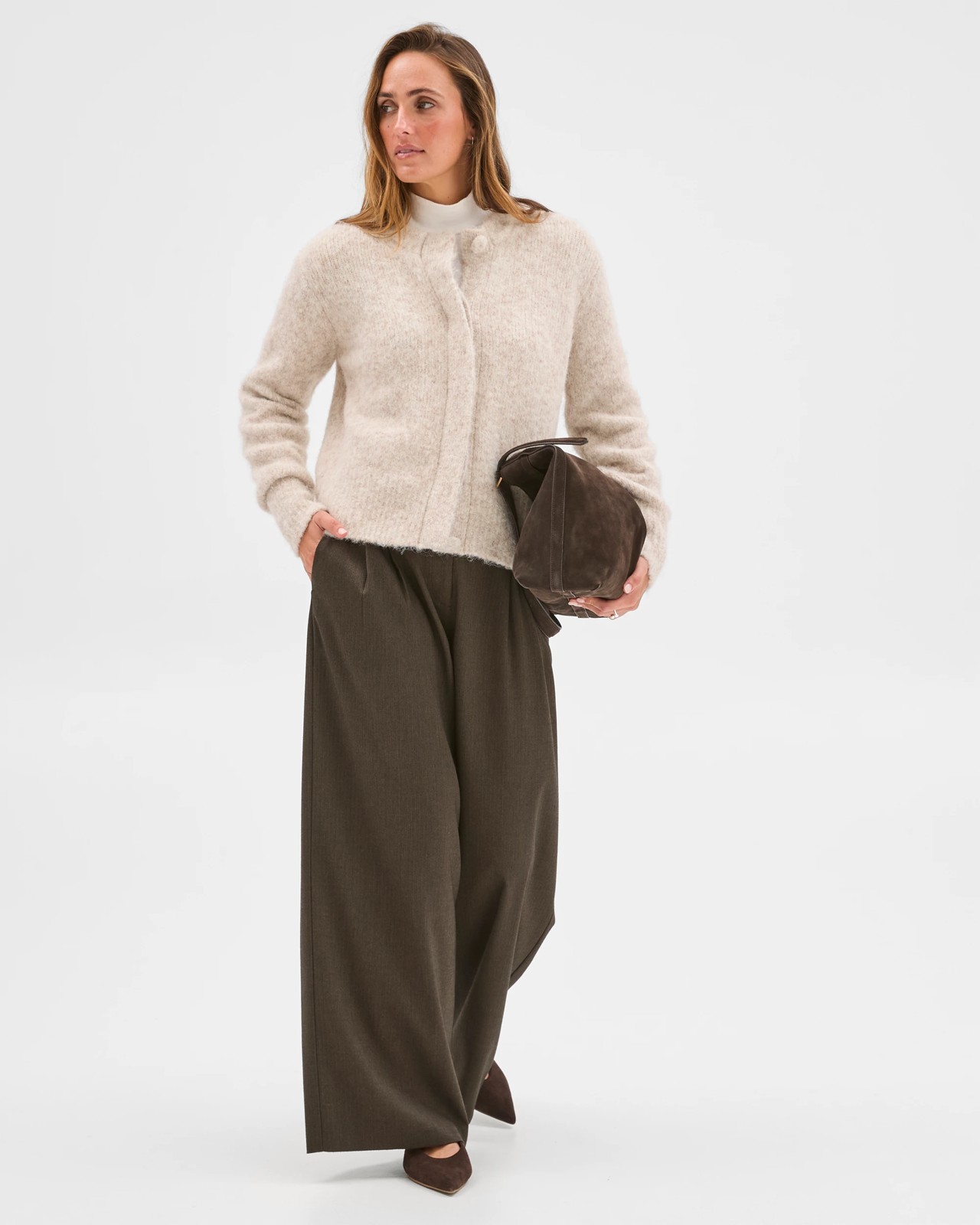 Preview Long Sleeve Plush Cardigan 5 of 6