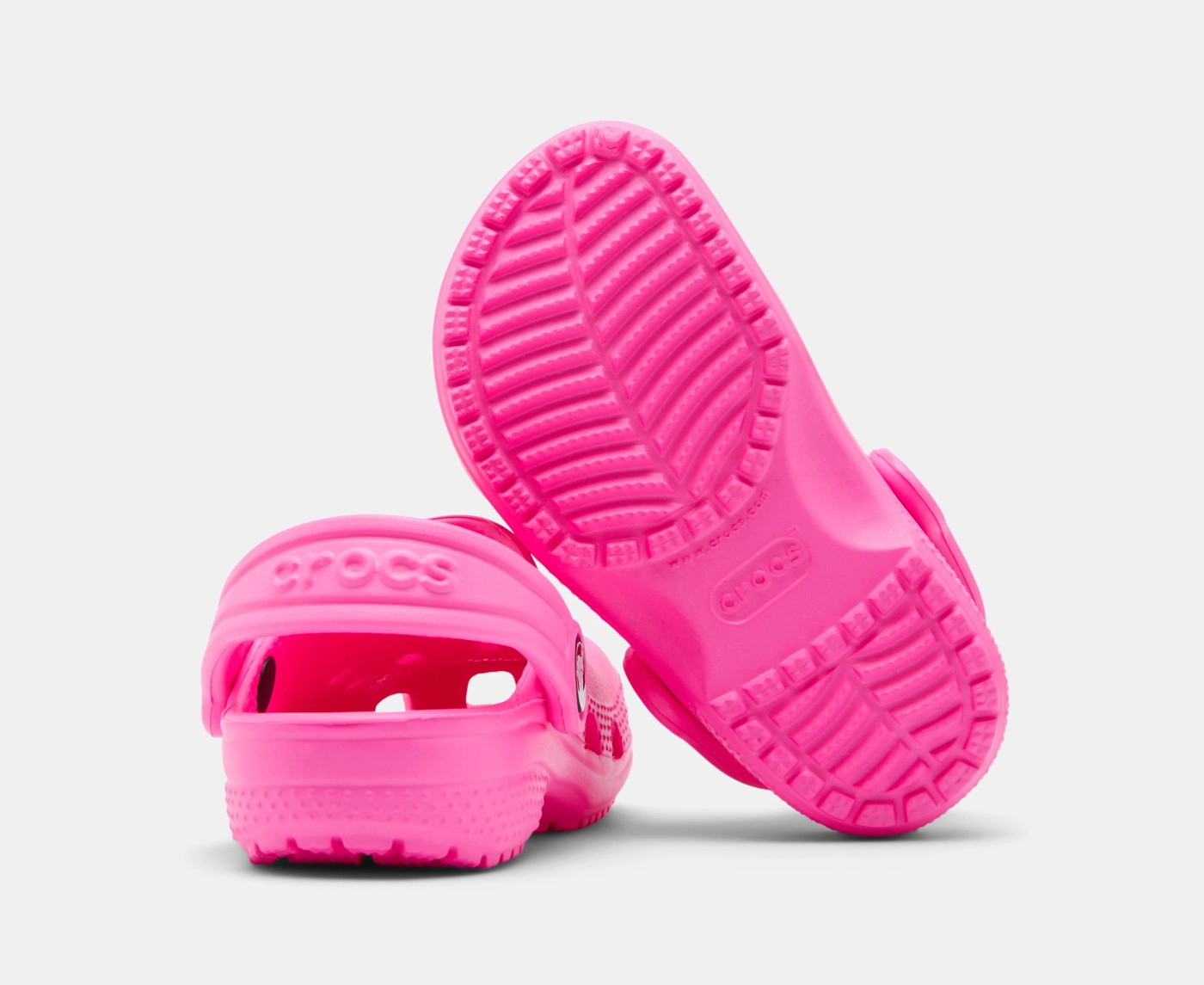 Crocs Toddler Classic Clog - Pink Crush 4 of 5