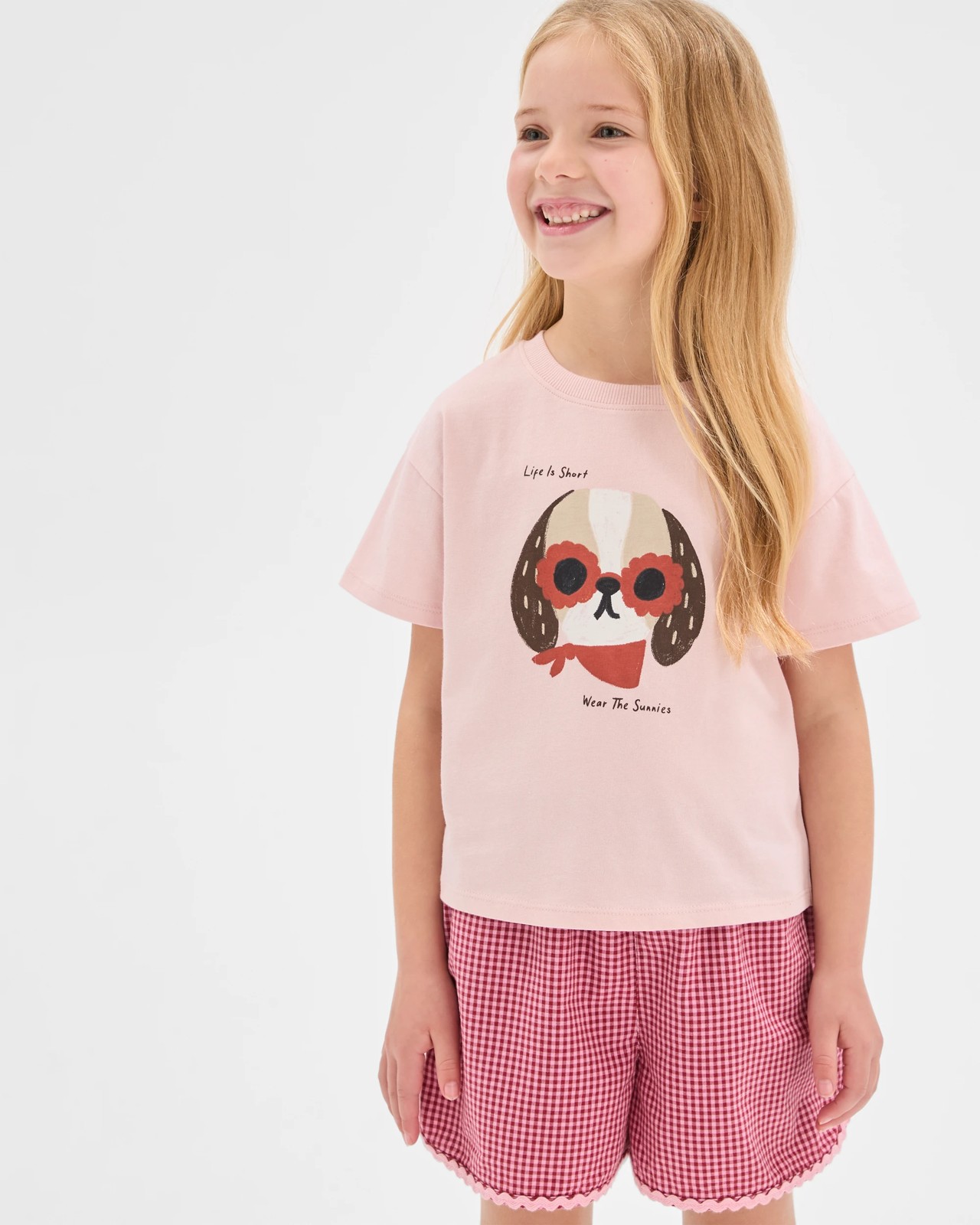 Australian Cotton Oversized T-Shirt - Pink Dog 3 of 6