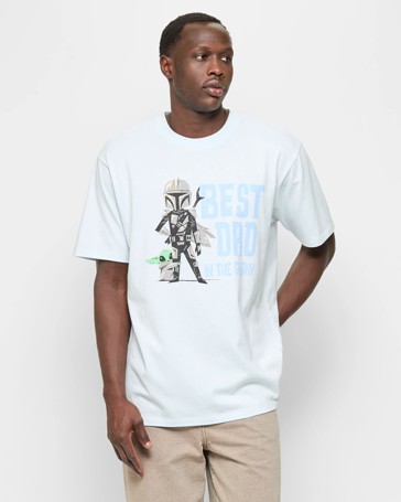 Licensed Australian Cotton Star Wars Best Dad T-Shirt