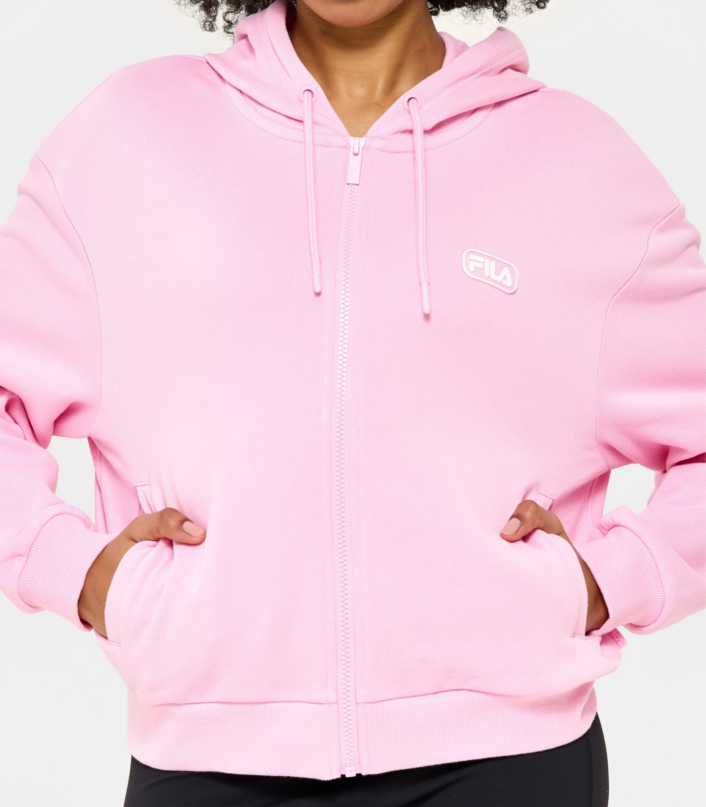 Hoodie fila pink best sale