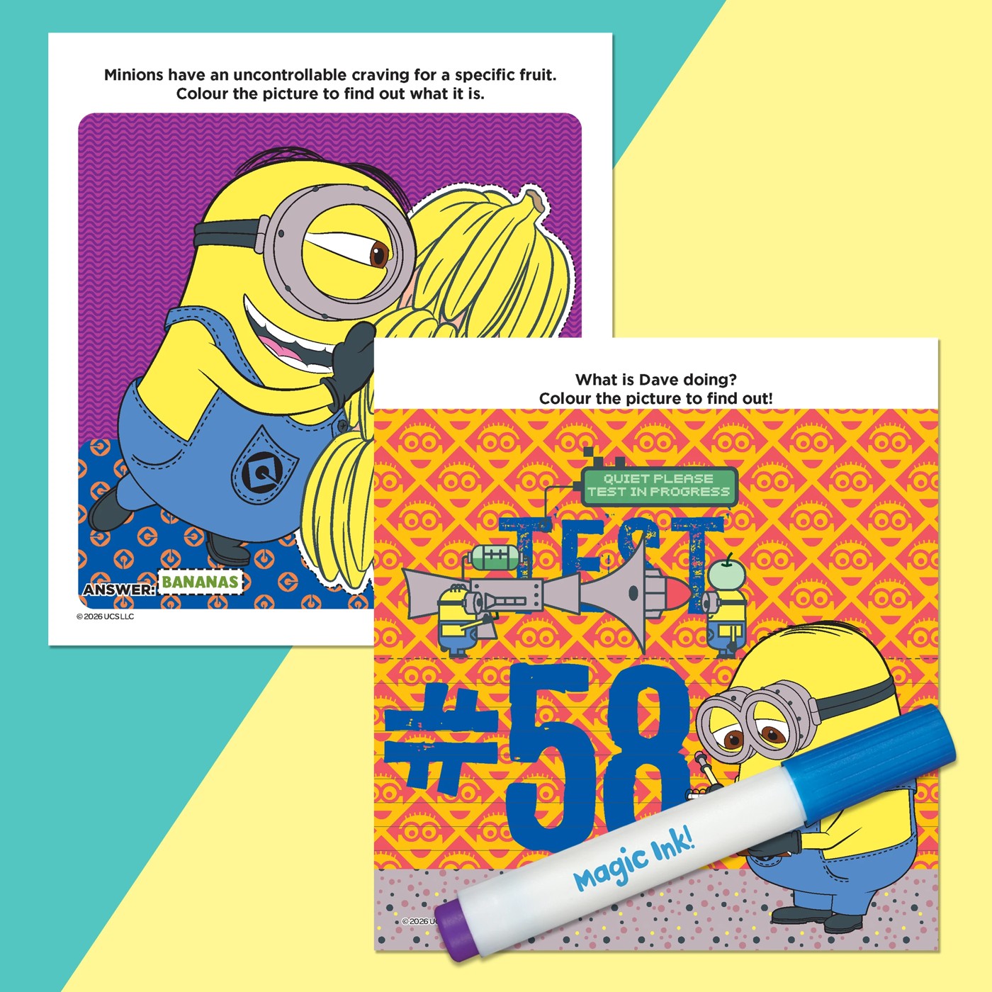 Illumination's Inkredibles Minions Magic Ink Pictures! - Book 4 of 5