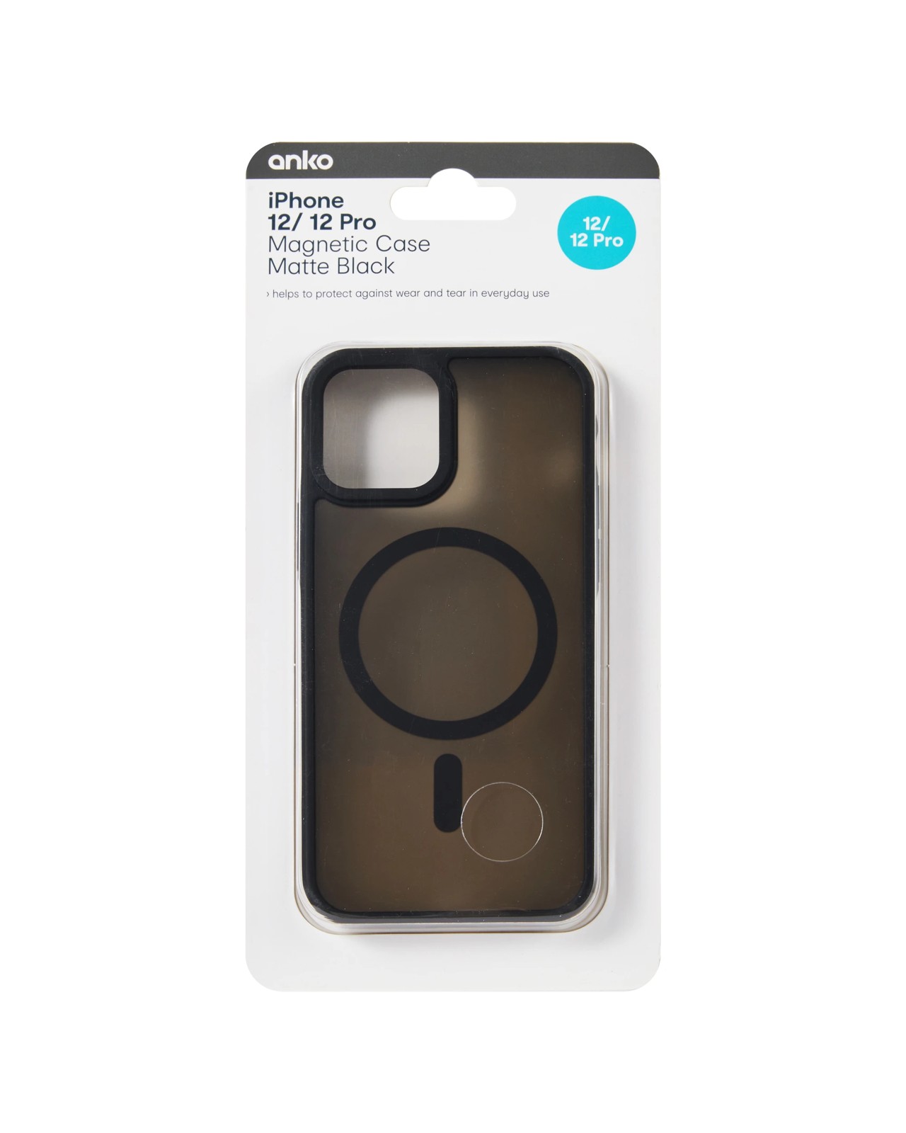Anko iPhone 12 /12 Pro Magnetic Case - Matte Black 6 of 6