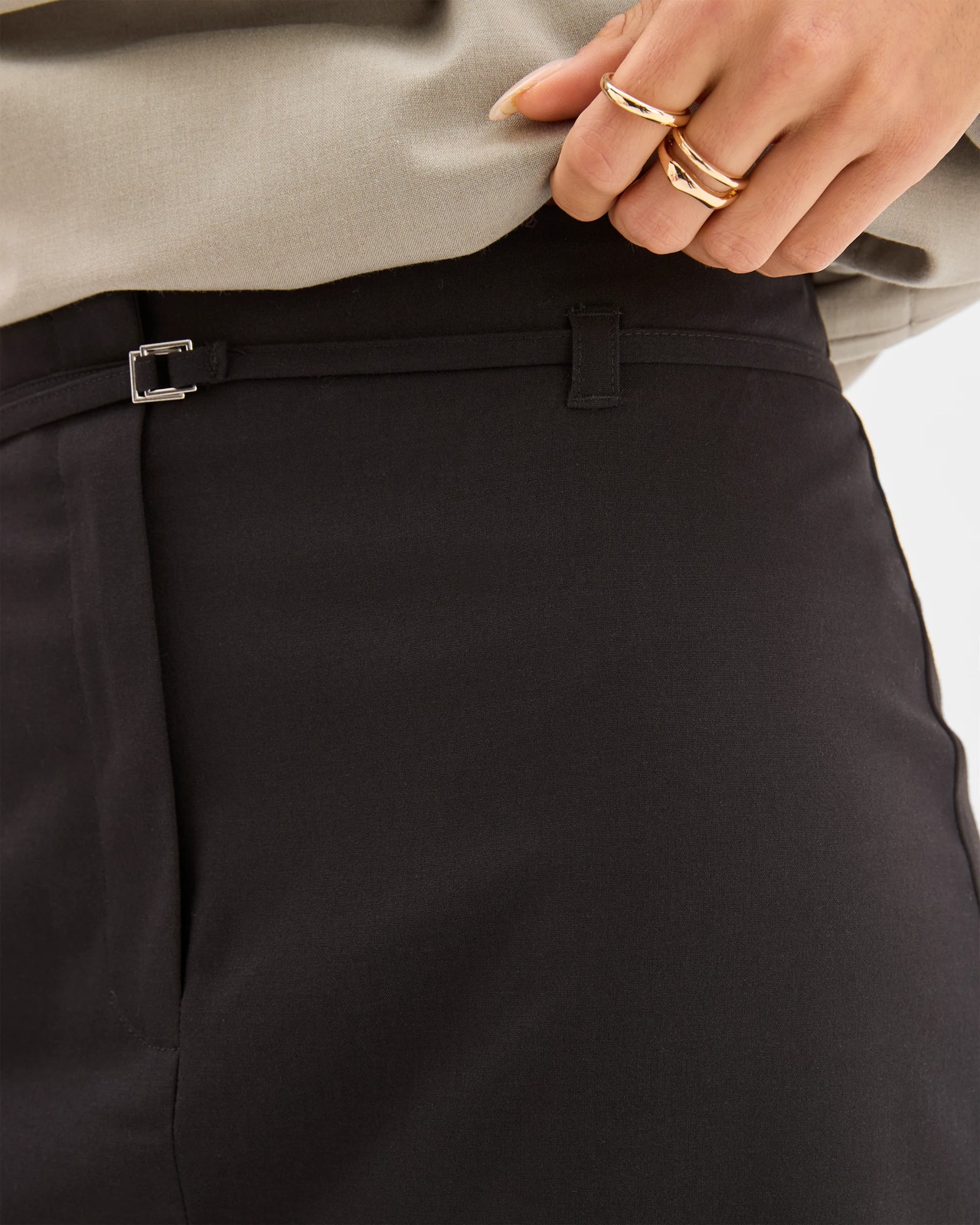 Lily Loves Column Midi Skirt - Black 5 of 6