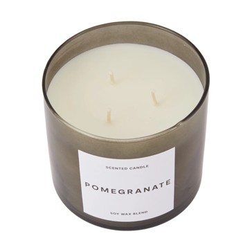 Pomegranate Inspired Glass Candle - Anko