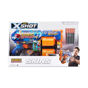 X-Shot Skins Sonic Dread Blaster (12 Darts)