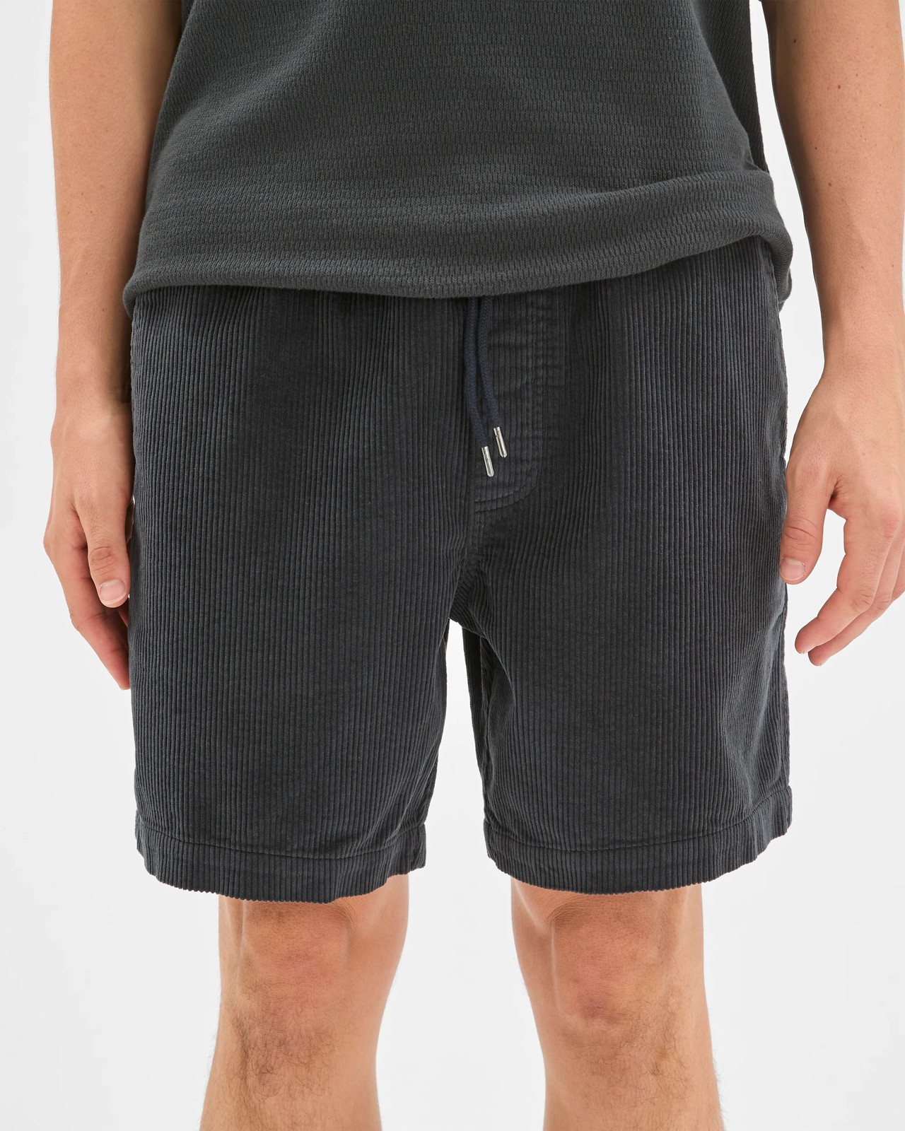 Commons Corduroy Shorts - Washed Black 4 of 6