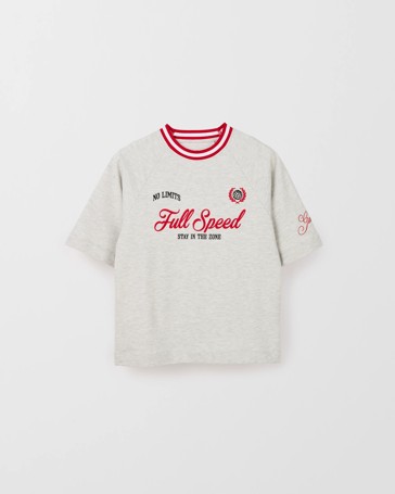 Australian Cotton Blend Sport Loopback Raglan T-Shirt