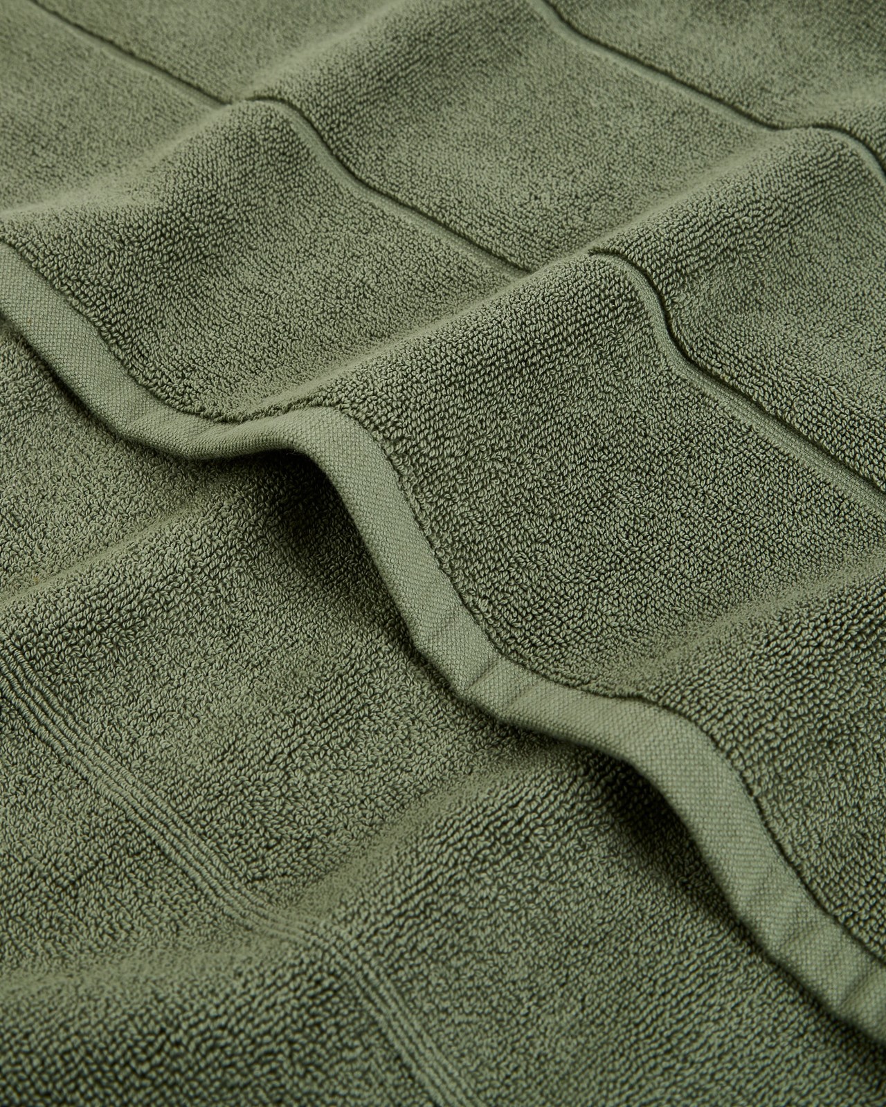 Laynie Australian Cotton Textured Bath Mat - Fern 2 of 2