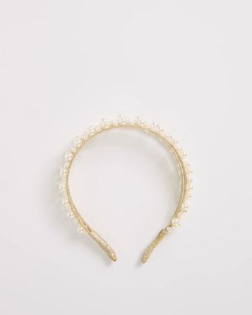 Three-Layer Faux Pearl Headband