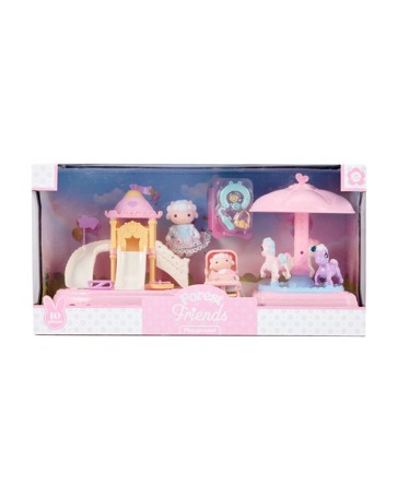 10 Piece Forest Friends: Playground Playset