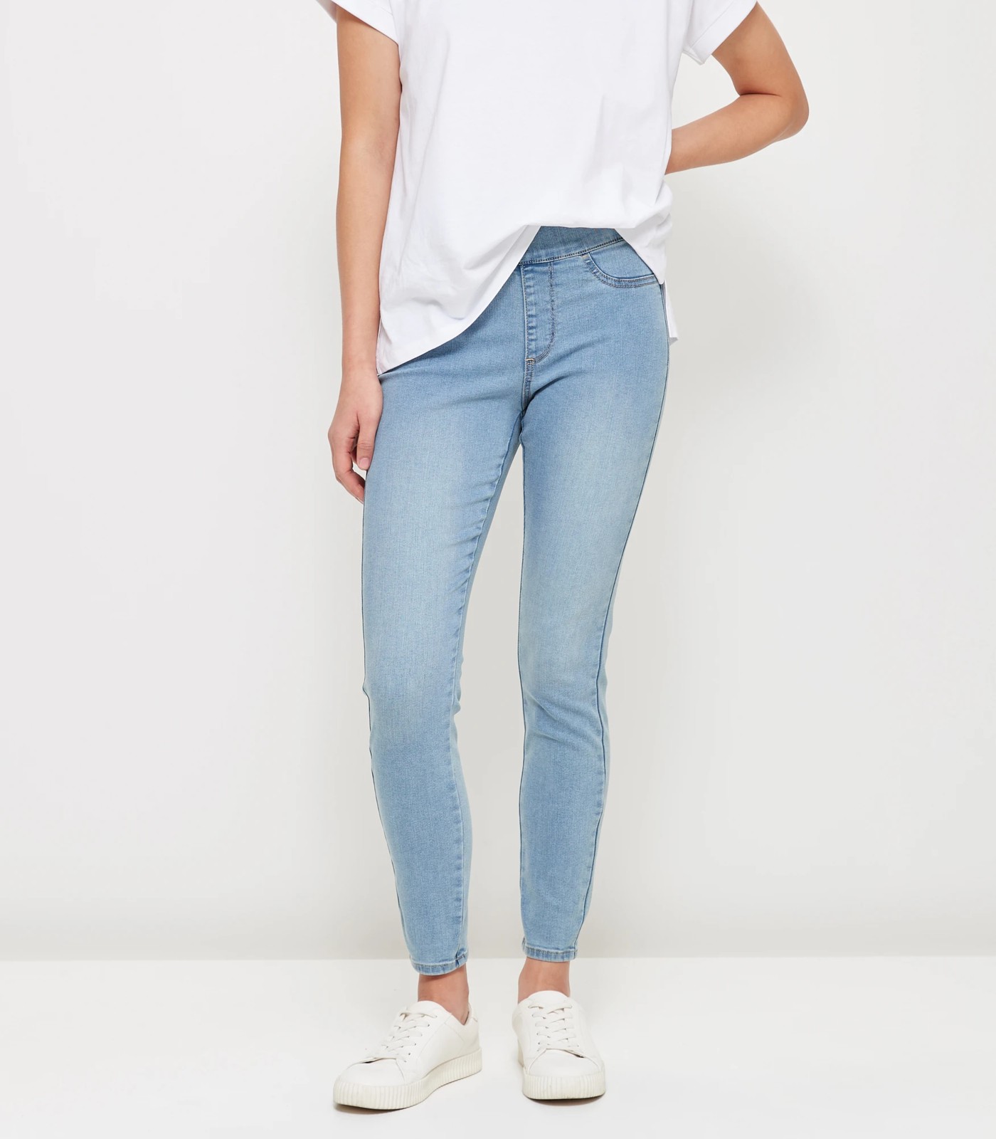 Lydia High Rise Ankle Length Denim Jeggings - PaleIndigo | Target Australia