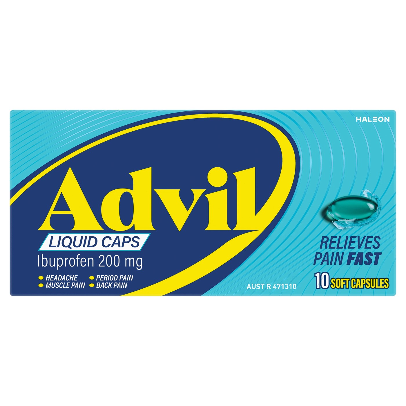 10 Pack Advil Ibuprofen Liquid Capsules 200mg 2 of 5